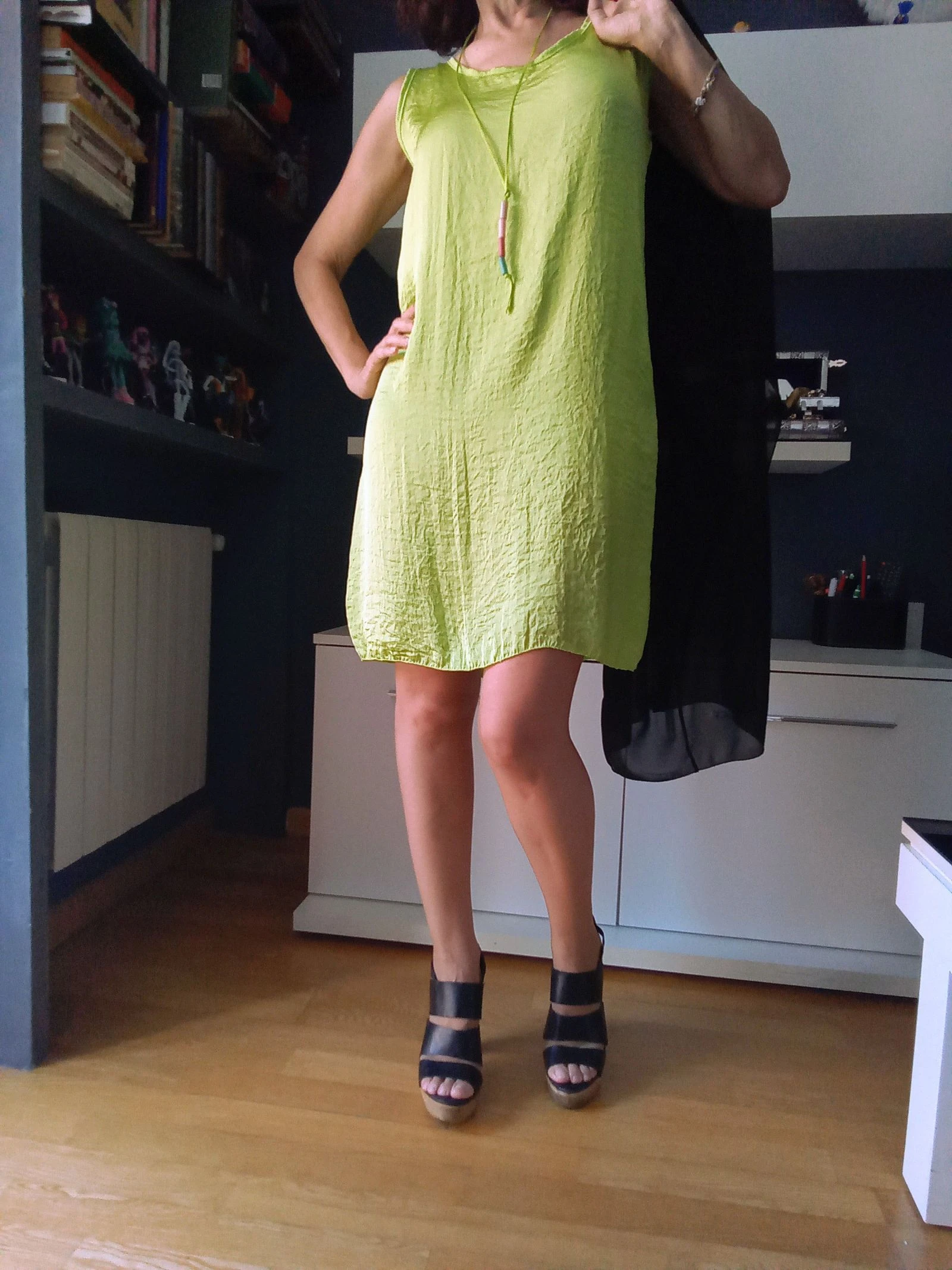 Limoenzwart feestjurk – photo 2